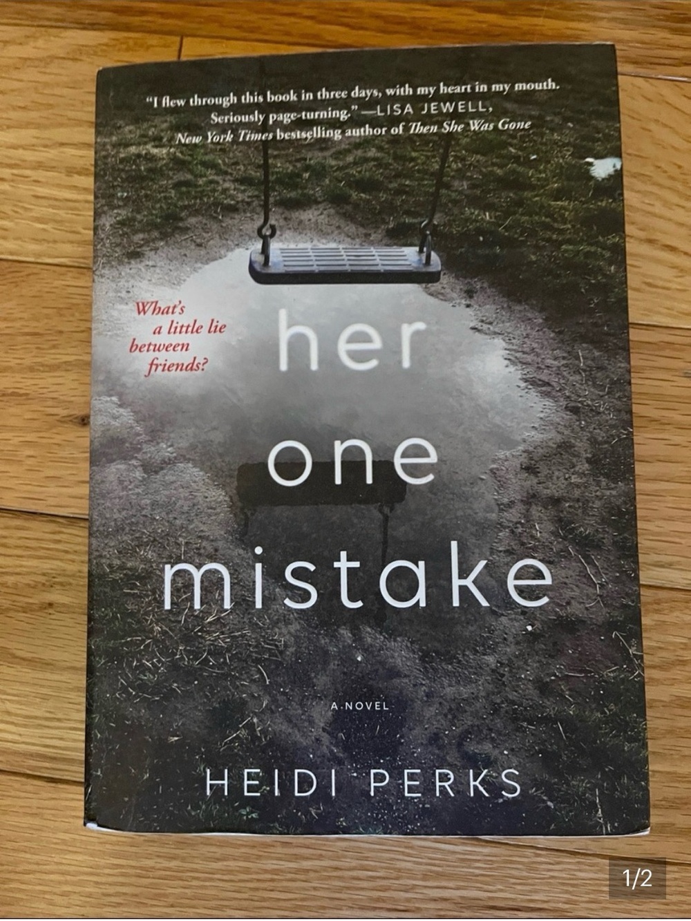 Her One Mistake by Heidi Perks - Dark Gray Cover